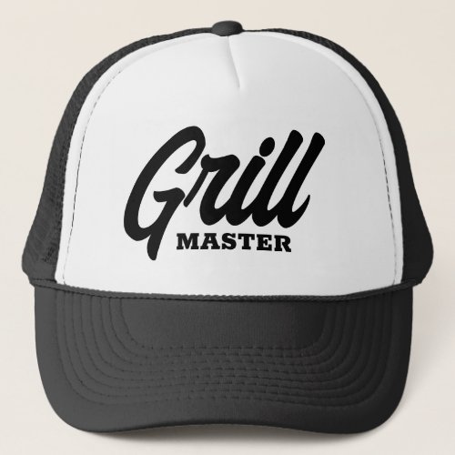 Grill Master trucker hat for BBQ party chef
