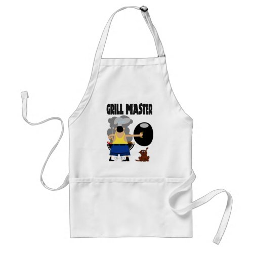 Grill Master with Dog Adult Apron