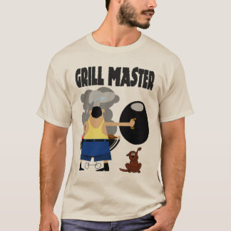 Grill Master with Dog T-Shirt