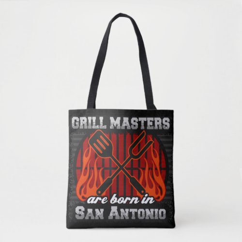 Grill Masters Are Born In San Antonio Texas Tote Bag