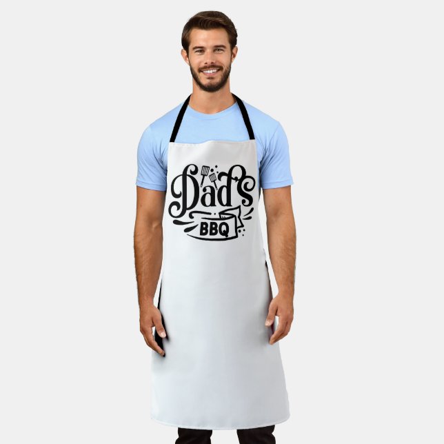 Grill Master's Haven: Dad's BBQ Apron (Worn)