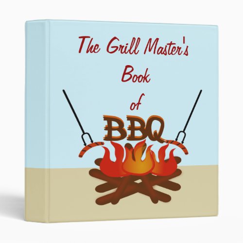 Grill Masters Outdoor BBQ Recipe Binder