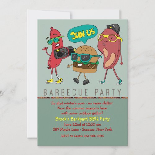 Grill Mates Barbecue Invitation