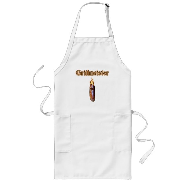 Grill Meister Sausage Roaster Fun BBQ Chef's Apron (Front)