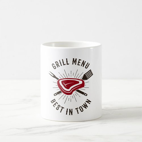 Grill Menu Best In Town Coffee Mug