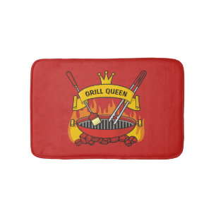 Grill Queen Bathroom Mat