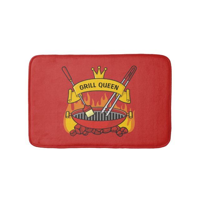 Grill Queen Bathroom Mat (Front)