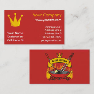 Grill Queen Business Card