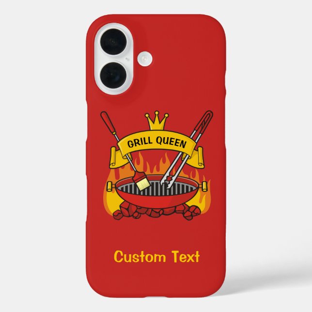 Grill Queen Case-Mate iPhone Case (Back)