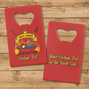 Grill Queen Credit Card Bottle Opener