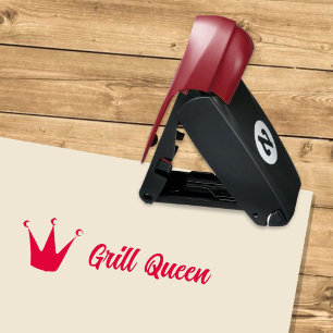 Grill Queen Crown Pocket Stamp