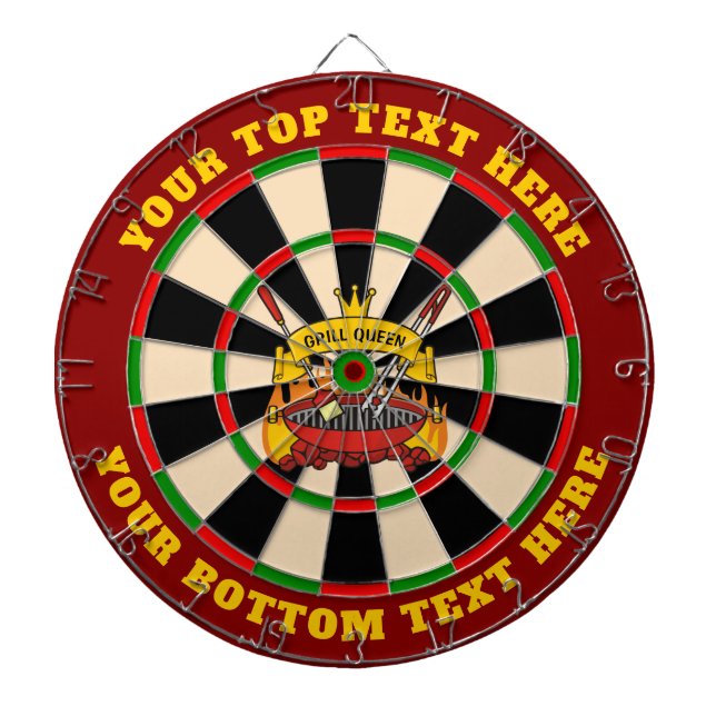 Grill Queen Dart Board (Front)