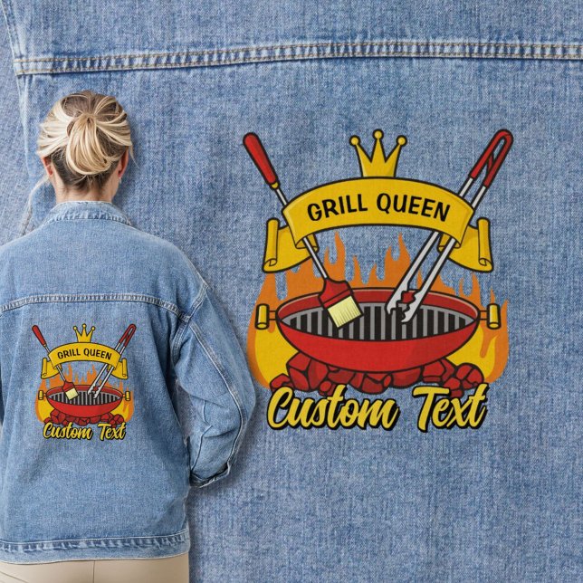 Grill Queen Denim Jacket (Creator Uploaded)