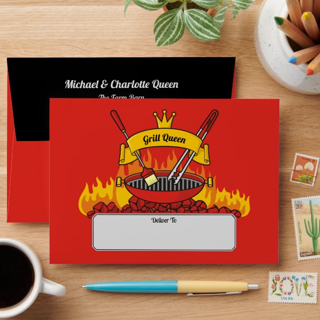 Grill Queen Envelope (Desk)