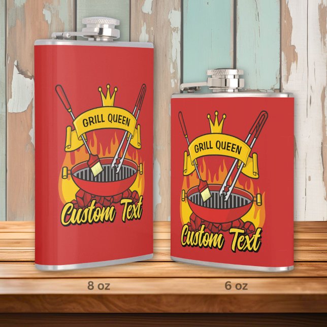Grill Queen Flask (Creator Uploaded)