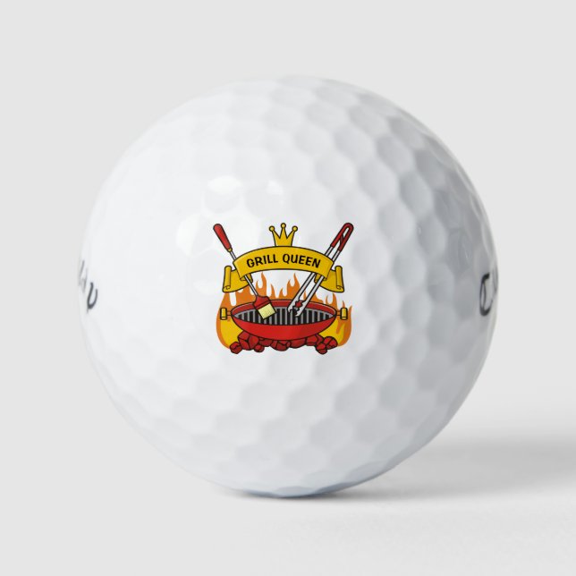 Grill Queen Golf Balls (Front)