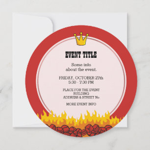 Grill Queen Invitation