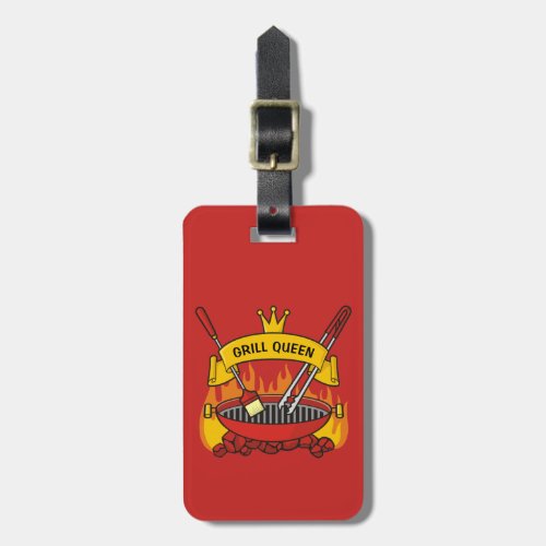 Grill Queen Luggage Tag
