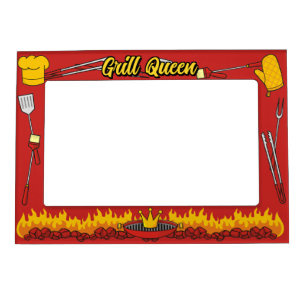 Grill Queen Magnetic Picture Frame