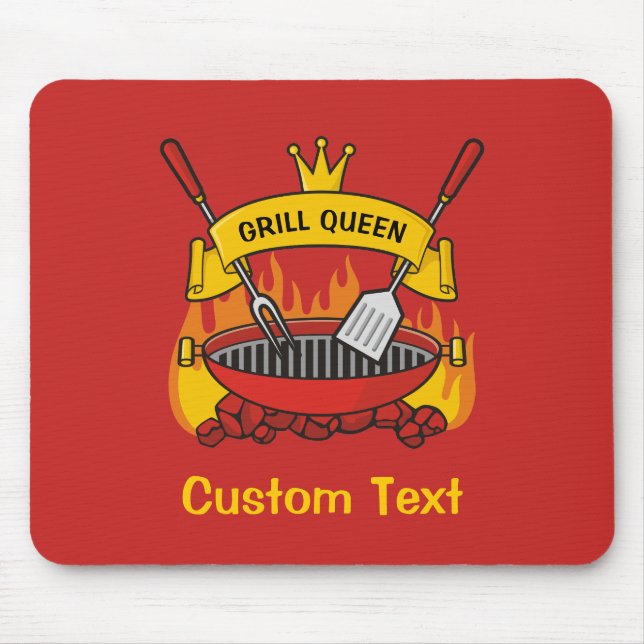 Grill Queen Mouse Pad (Front)