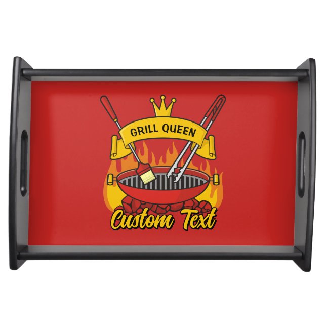 Grill Queen Serving Tray (Front)