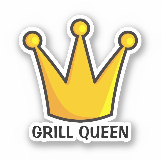Grill Queen Sticker (Front)