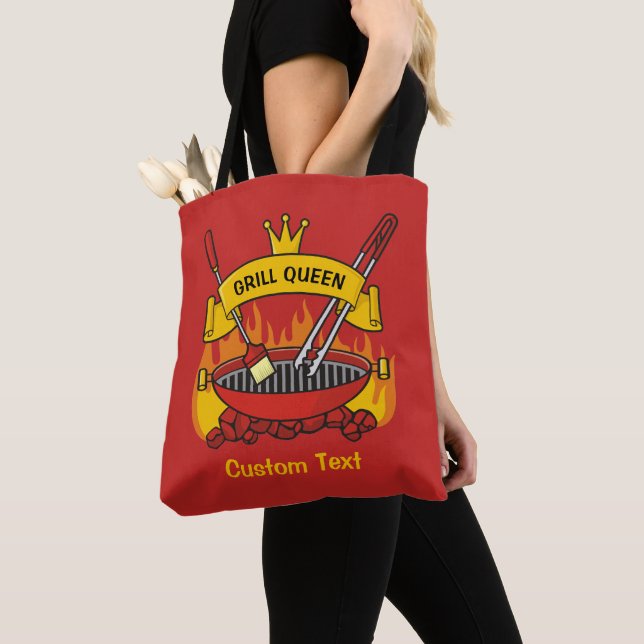 Grill Queen Tote Bag (Close Up)