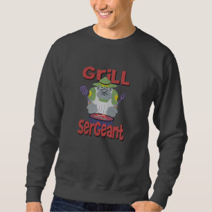 Grill Sargent Barbeque Fun Embroidered Sweatshirt