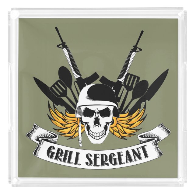 Grill Sergeant Acrylic Tray (Front)