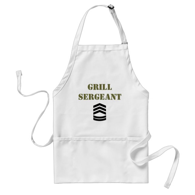 Grill Sergeant Adult Apron (Front)