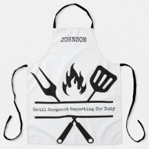 Grill Sergeant Apron