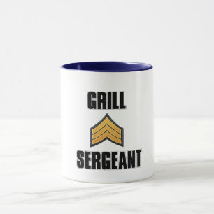 grill Sergeant bbq dad for dad father's day Mug