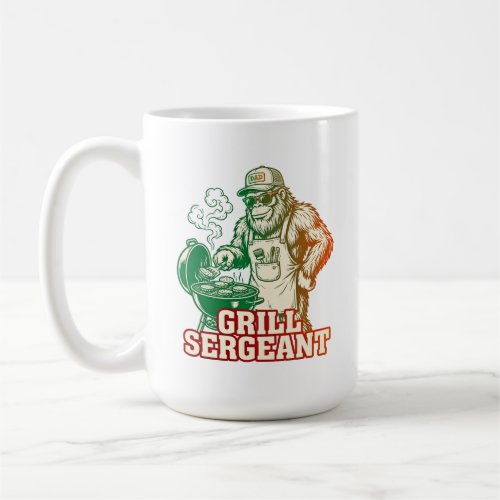 Grill Sergeant Funny Bigfoot Coffee Mug