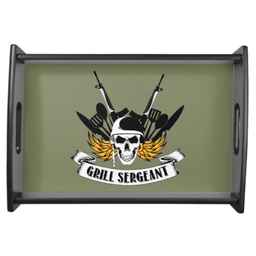 Grill Sergeant Serving Tray