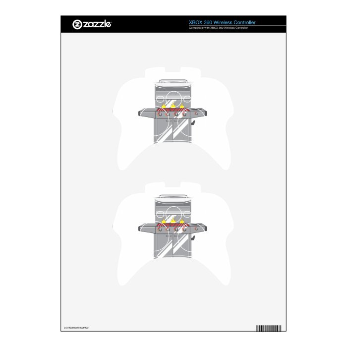 Grill Super Xbox 360 Controller Decal