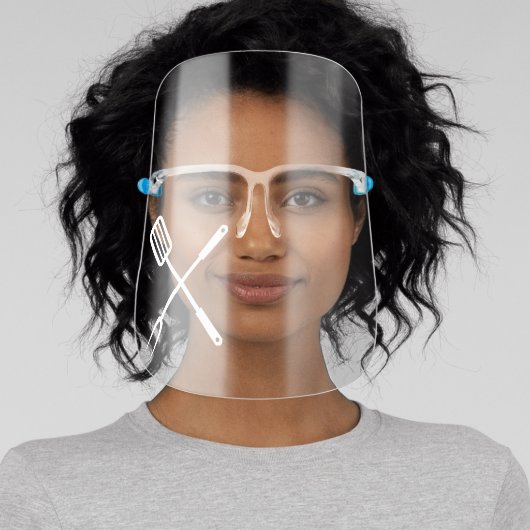 Grill Utensils Cooking Chef Face Shield (Insitu)