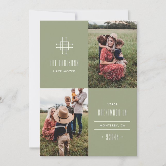 Grille Moving Announcement - Green (Front)