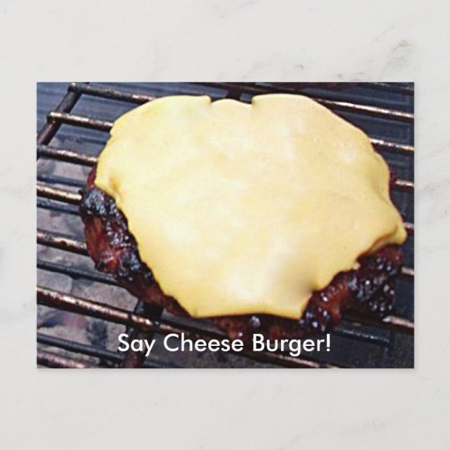 Grilled Cheese Burger Card (Front)