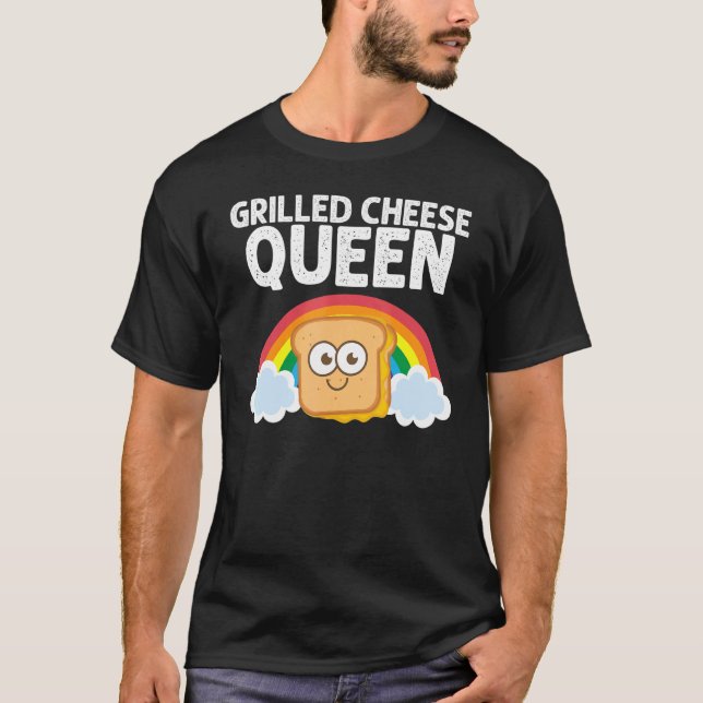 Grilled Cheese Cheese Sandwich  Women Mom T-Shirt (Front)