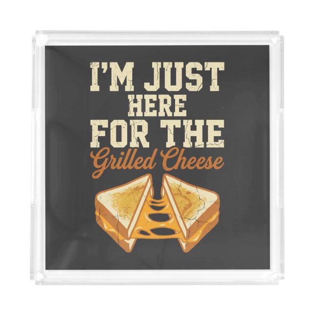 Grilled Cheese Day Acrylic Tray (Front)