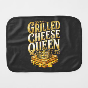 Grilled Cheese Day Baby Burp Cloth