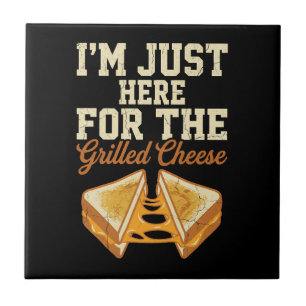 Grilled Cheese Day Ceramic Tile