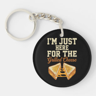Grilled Cheese Day Keychain