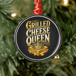 Grilled Cheese Day Metal Ornament