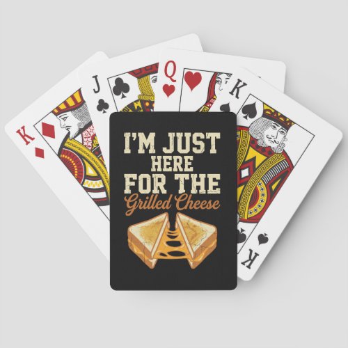 Grilled Cheese Day Poker Cards