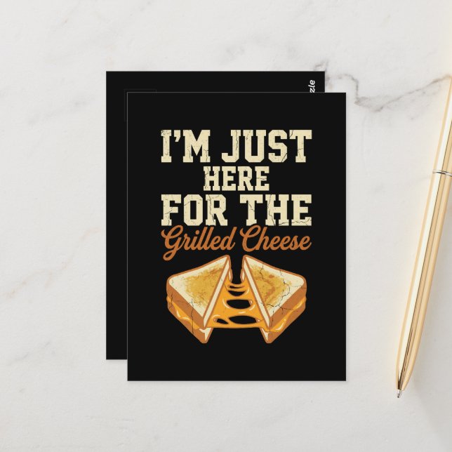 Grilled Cheese Day Postcard (Front/Back In Situ)
