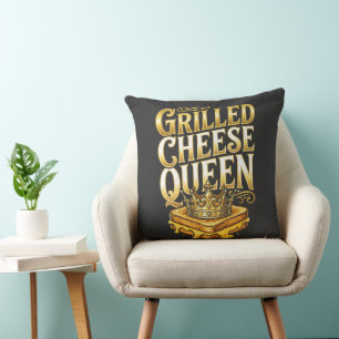 Grilled Cheese Day Throw Pillow