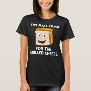 Grilled Cheese Designs Men Women Grilling Foodie T-Shirt