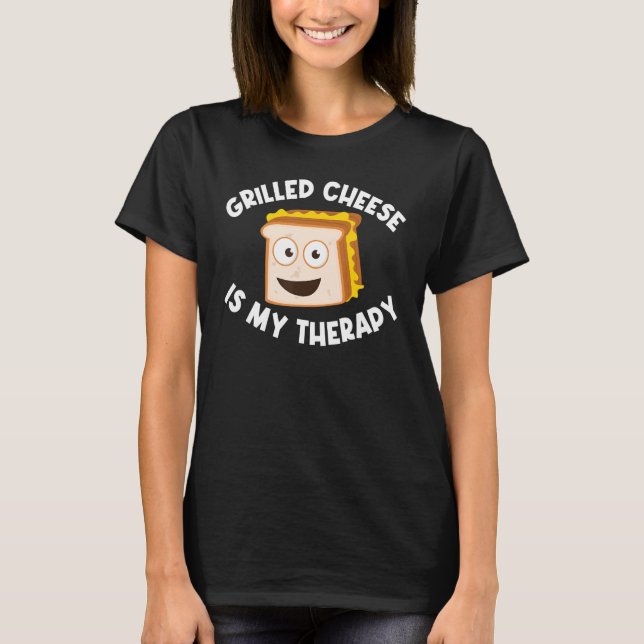 Grilled Cheese  Designs Men Women Grilling Foodie  T-Shirt (Front)