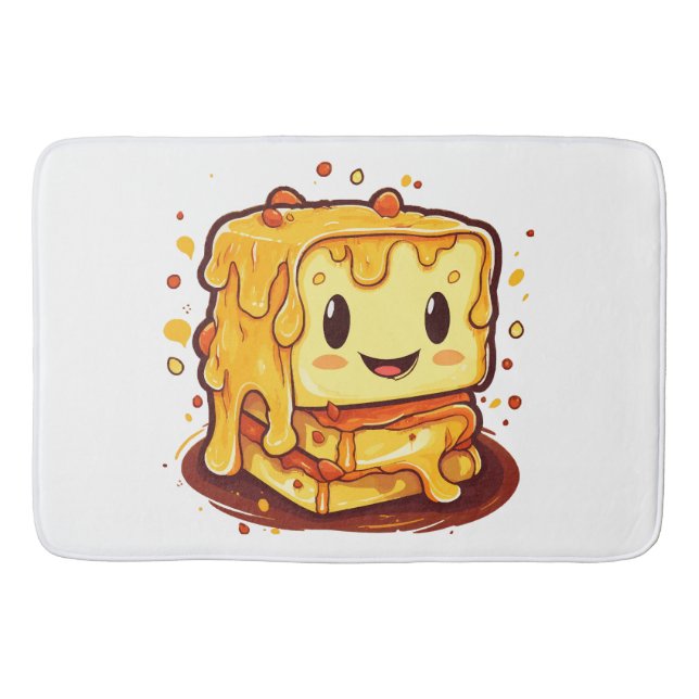 Grilled cheese lover bath mat (Front)